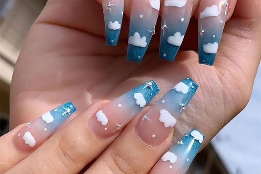"Cloud Nails" Is the Spring Manicure Trend That Makes Daydreaming Acceptable